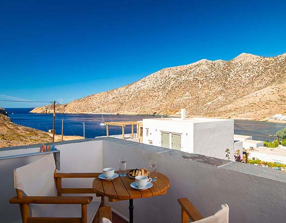 Balcony with sea view