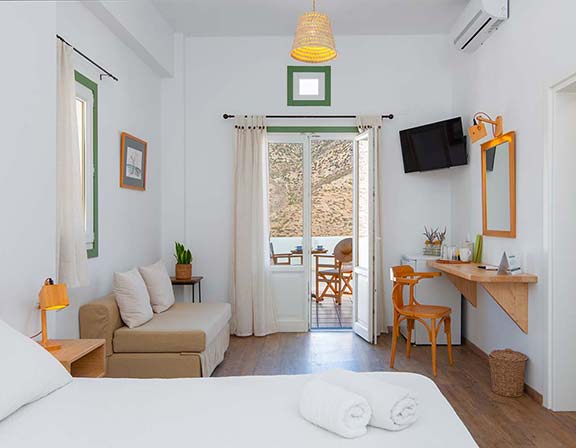 Chambre supérieure de Margado à Sifnos